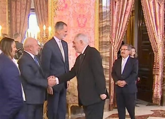 El Presidente del TC asiste al Almuerzo en honor del Presidente de Brasil en el Palacio Real